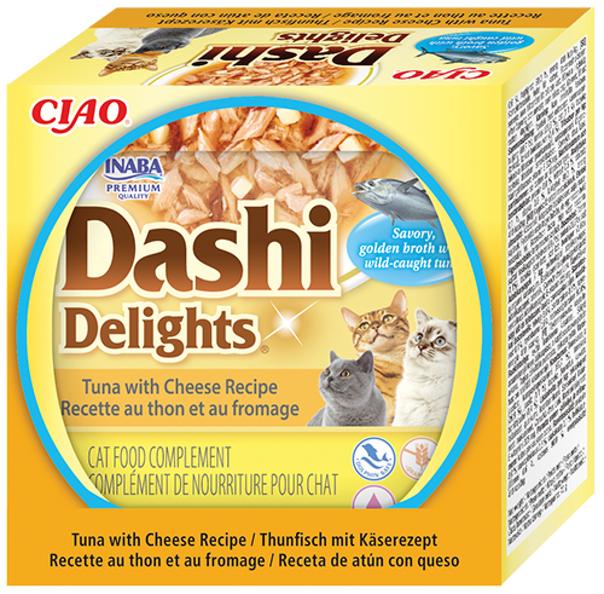 CIAO Dashi Delights pour chats Thon au fromage
