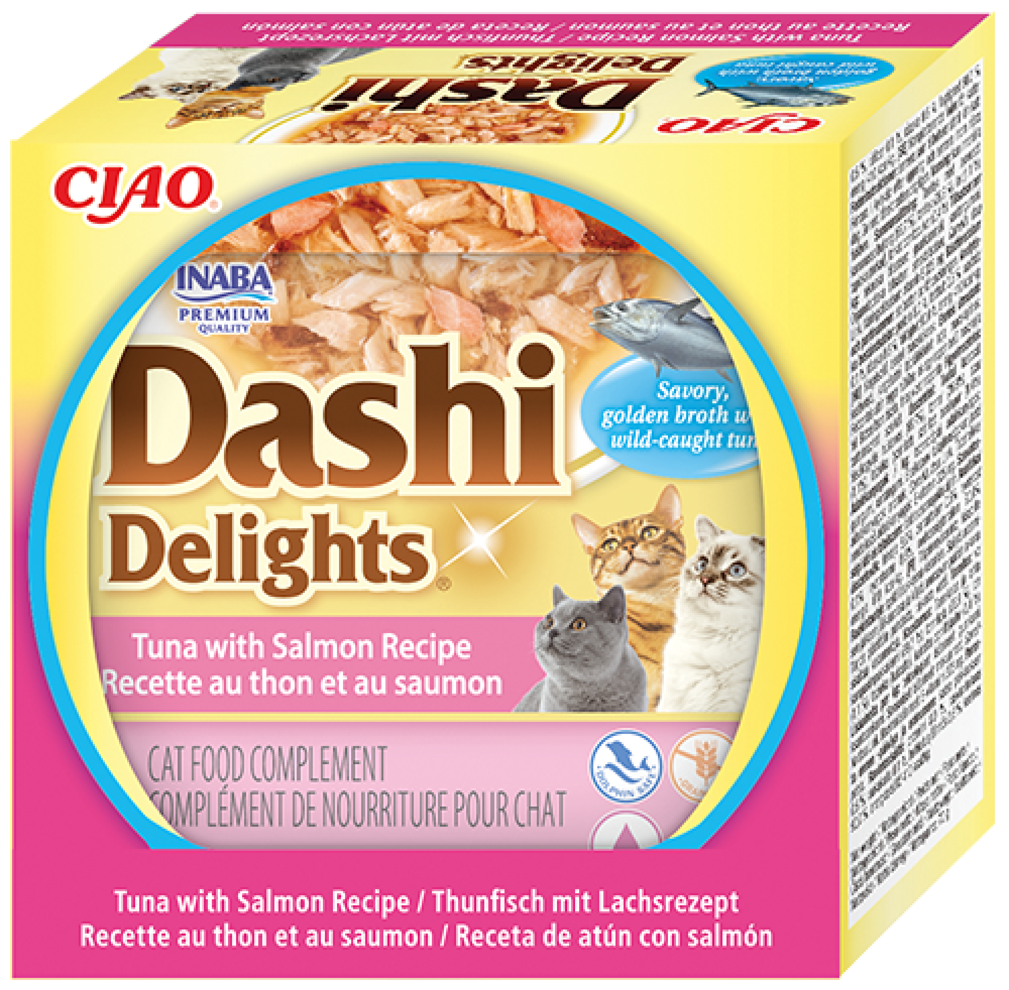 CIAO Dashi Delights pour chats Thon au saumon