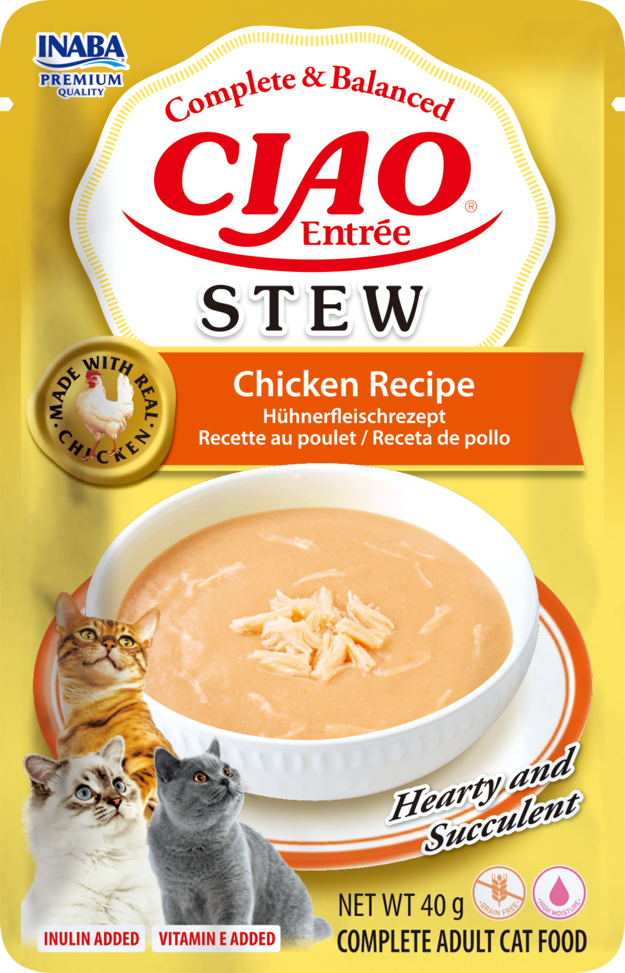 CIAO Entrée Stew kat Kip