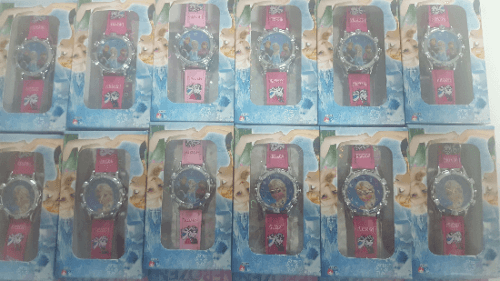 שעון FROZEN אלזה אנה וכריסטוף מהודר עם קופסא