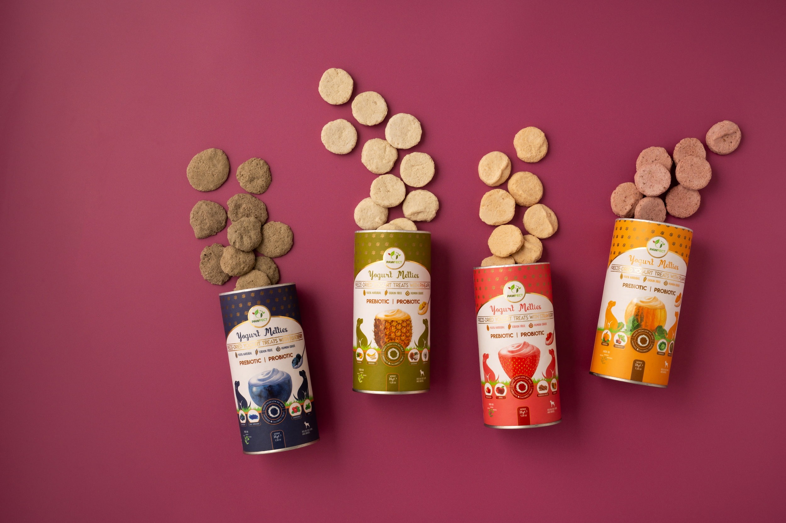 Natuurlijke low-calorie snacks voor honden