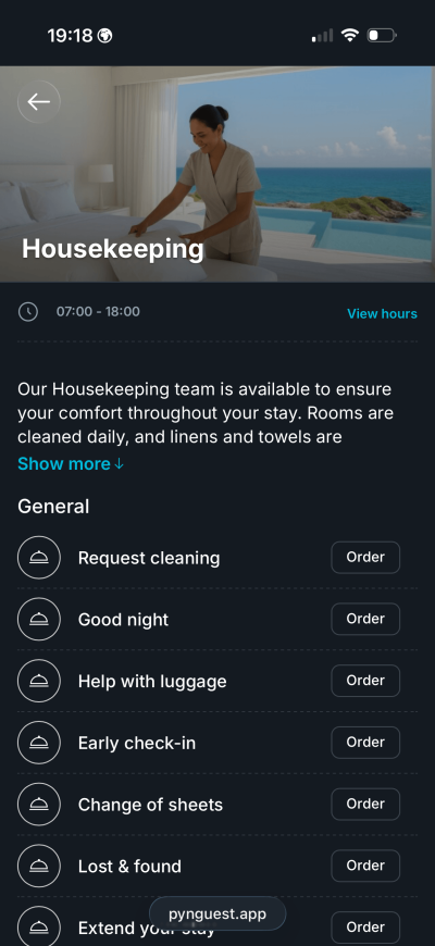 Housekeeping