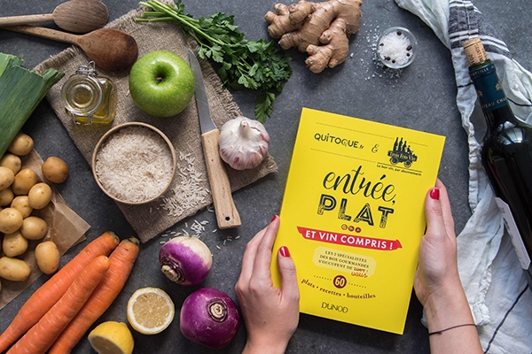 “Entrée, PLAT… et vin compris !” : Quitoque à nouveau dans les librairies