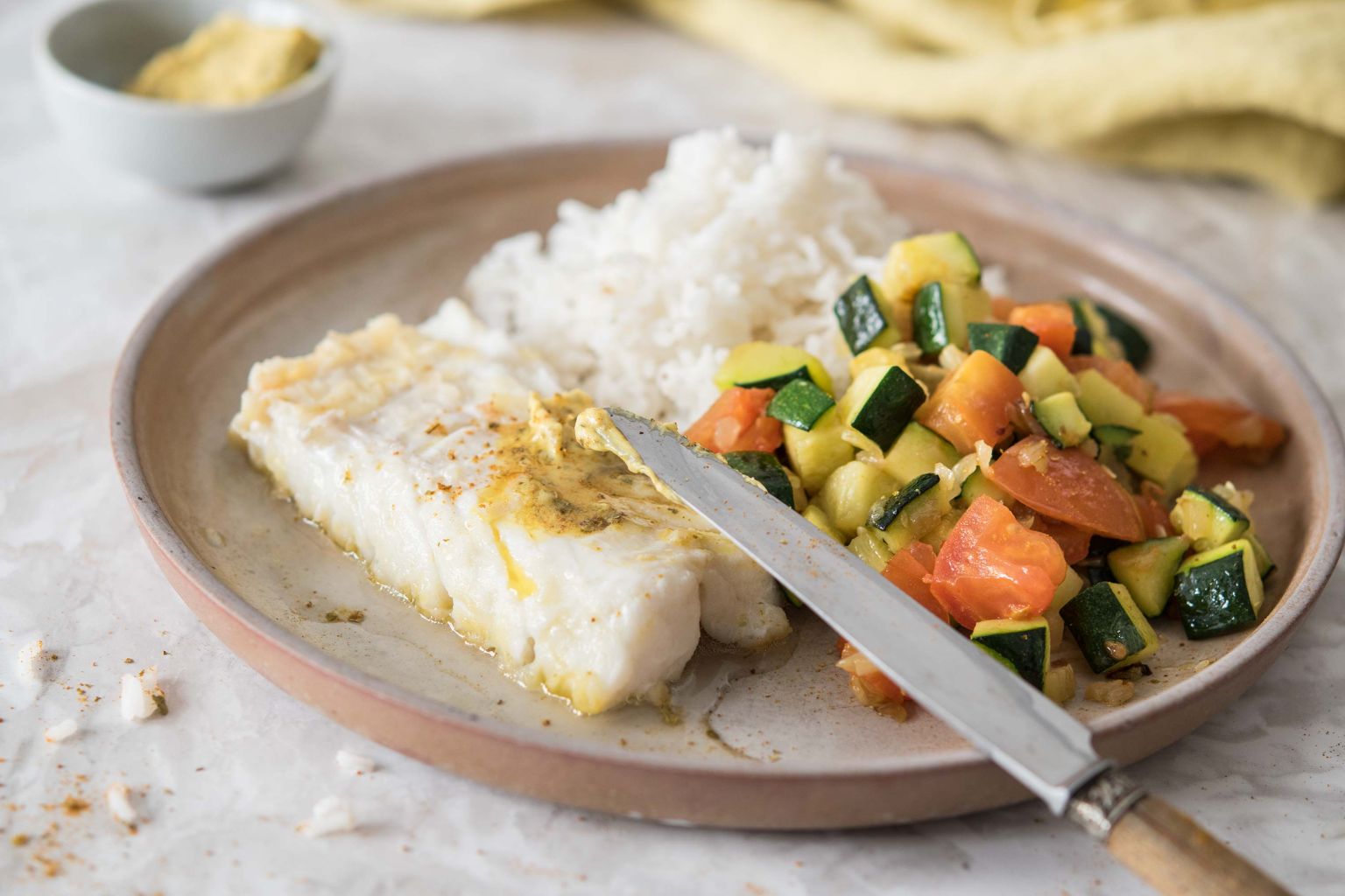 Lieu Noir Et Beurre Aux épices Bahianaises