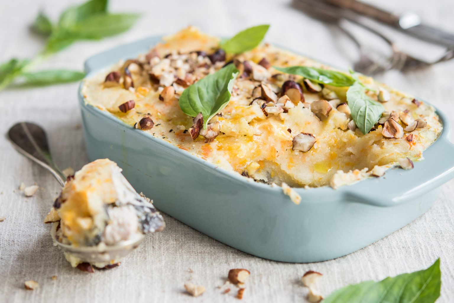 Recette Parmentier Au Poulet Ricotta Et Noisettes Quitoque