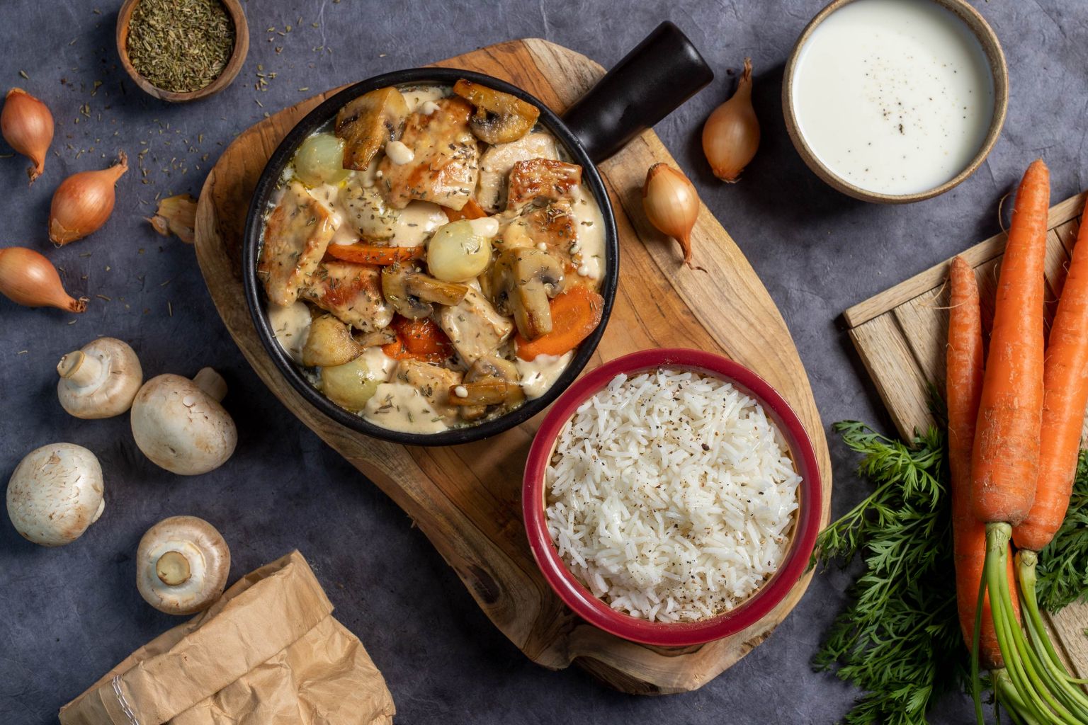 Blanquette de dinde façon Quitoque