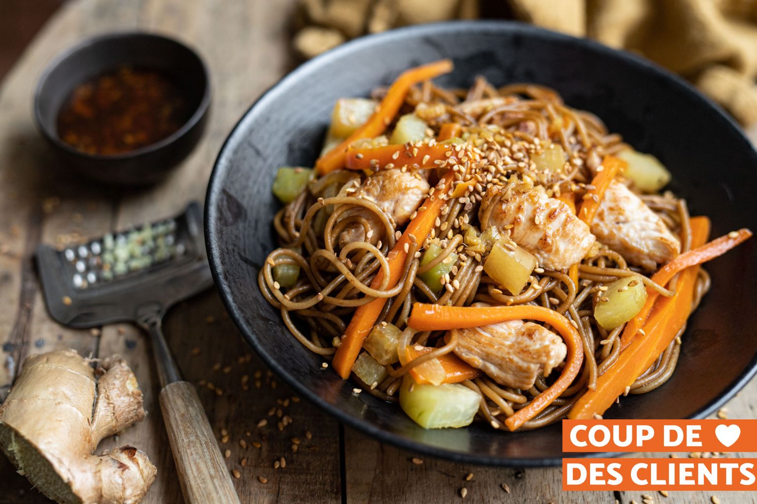 Recette Wok De Dinde Teriyaki Et Nouilles Soba Quitoque