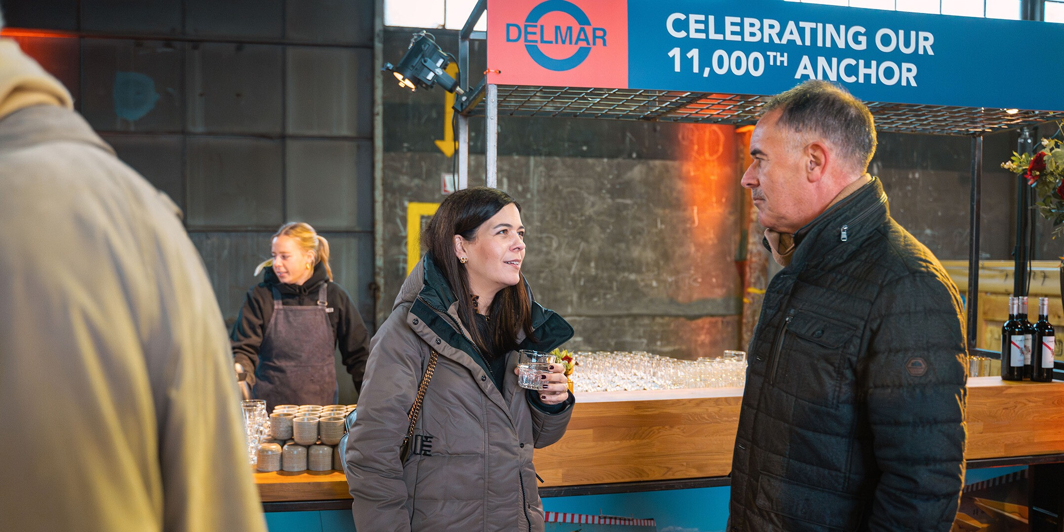 Delmar - jubileum - feest - anker - partners - receptie - catering - drankjes