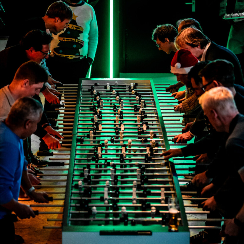Eindejaarsevent voor Centric - tafelvoetbal