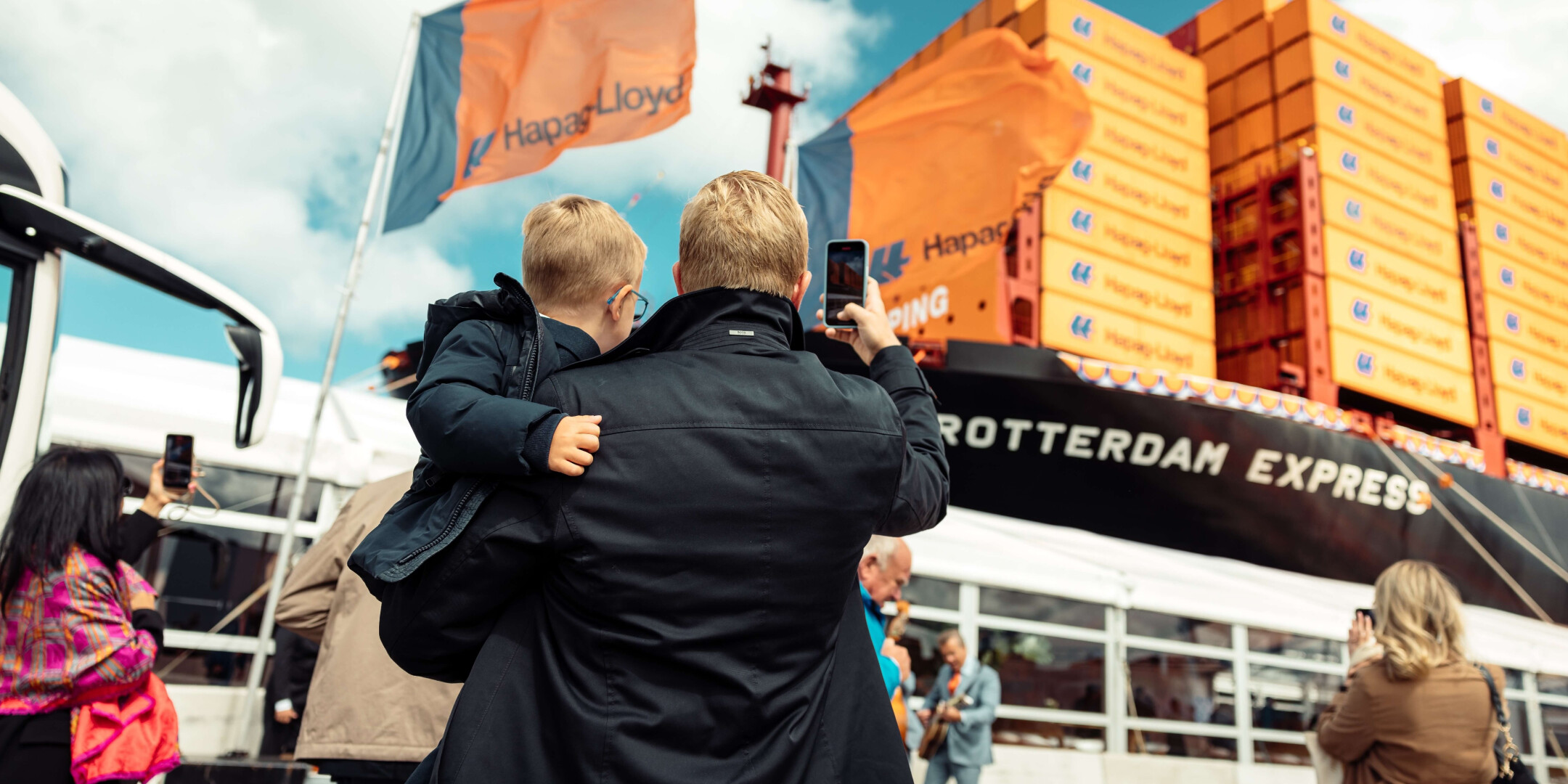 Hapag Lloyd - naming ceremony - Rotterdam Express - Raad & Daad Evenementen