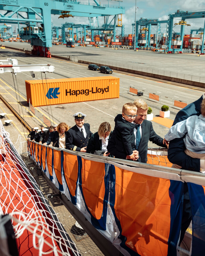 Hapag Lloyd - naming ceremony - Rotterdam Express - Raad & Daad Evenementen