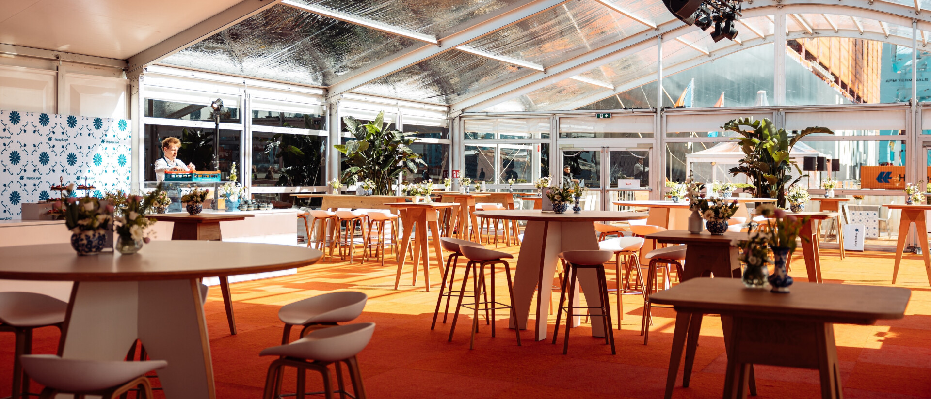 Inrichting - Hapag Lloyd - naming ceremony - Rotterdam Express - Raad & Daad Evenementen