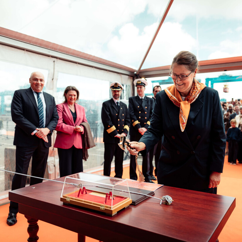 Hapag Lloyd - naming ceremony - Rotterdam Express - Raad & Daad Evenementen
