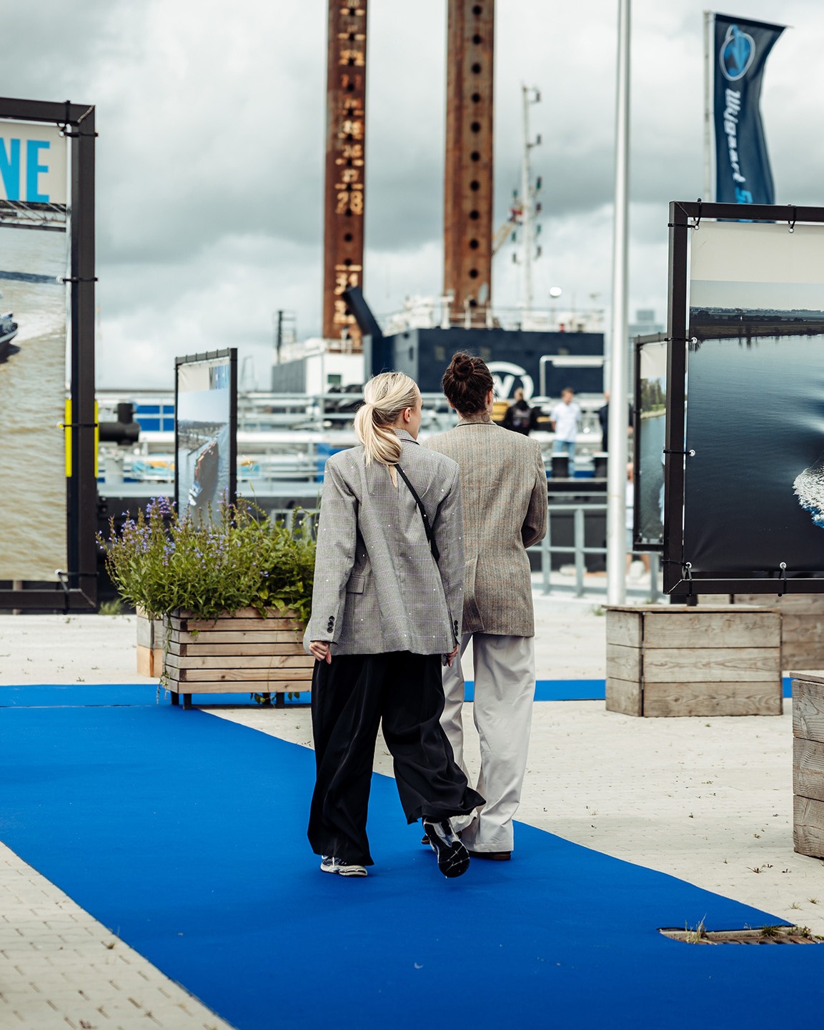 Wijgaart shipping blauwe loper