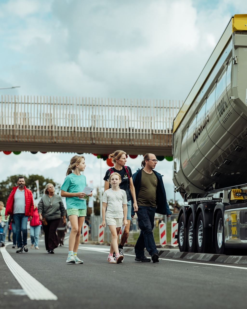 openingsfeest in de buitenlucht