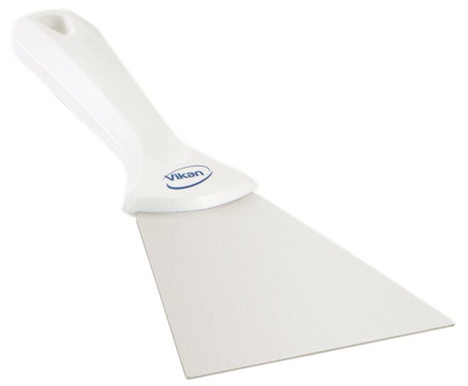 0040970_vikan-40095-rvs-handschraper-kunststof-handgreep-breed-100mm-wit