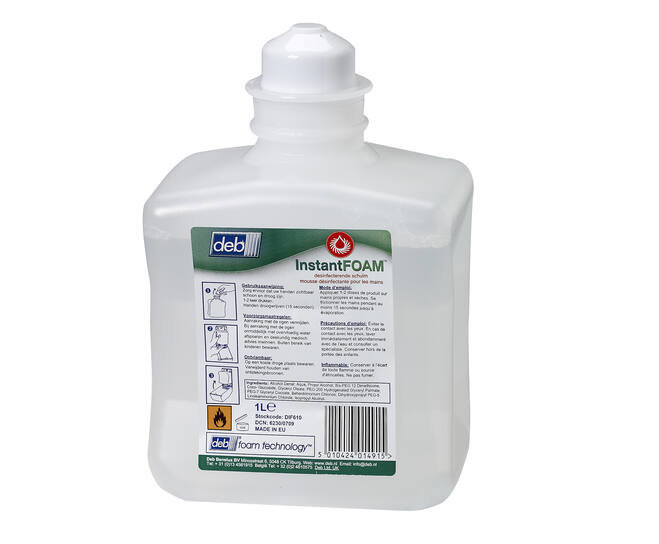 0070860_deb-instant-dif610-foam-complete-handdesinfectie-1000-ml