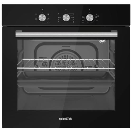Cuptor electric incorporabil NobeLTek NBIO-614BK-1, clasa A, 56 l, 1200 W, negru