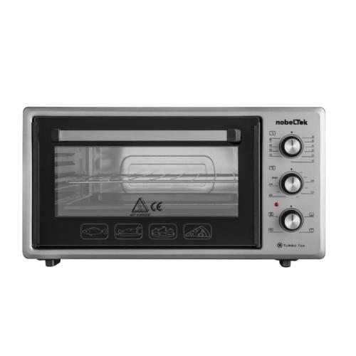 Cuptor electric NobeLTek NLT FSO48X, 48 litri, 1600 W, argintiu