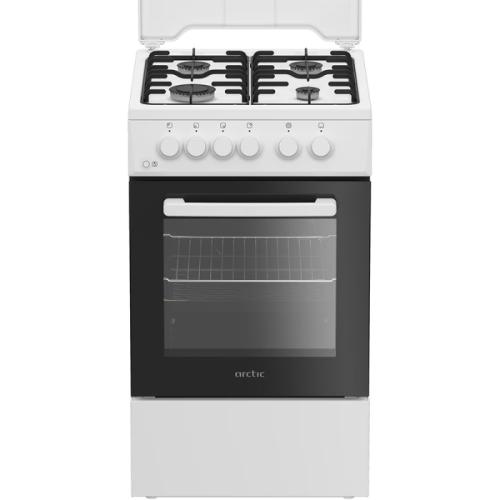 Aragaz ARCTIC AGM5610FL, 4 arzatoare, Gaz, L 50 cm, alb