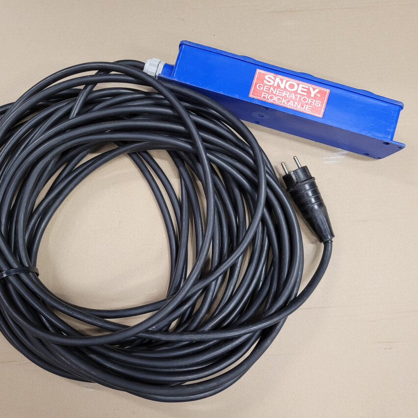 Verlengkabel 230V - 25 meter - 3voudig 1
