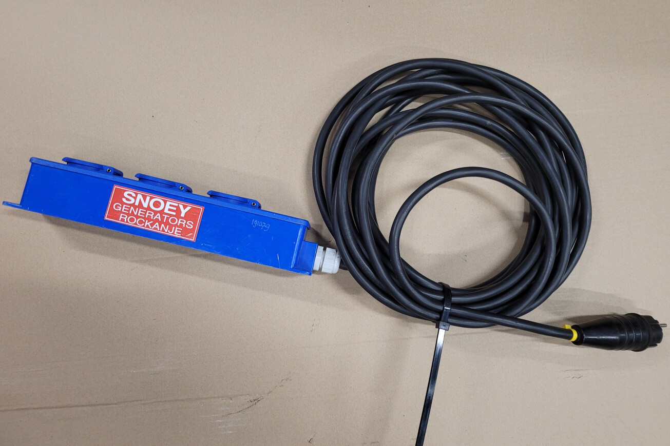 Verlengkabel 230V - 10 meter - 3 voudig