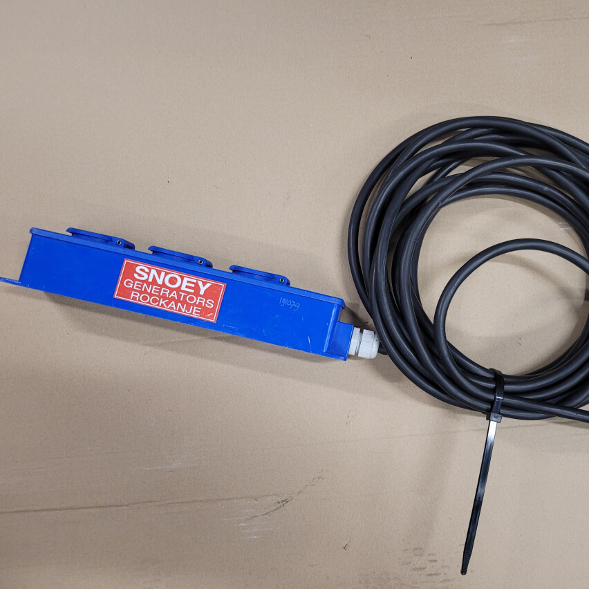 Verlengkabel 230V - 10 meter - 3 voudig 2