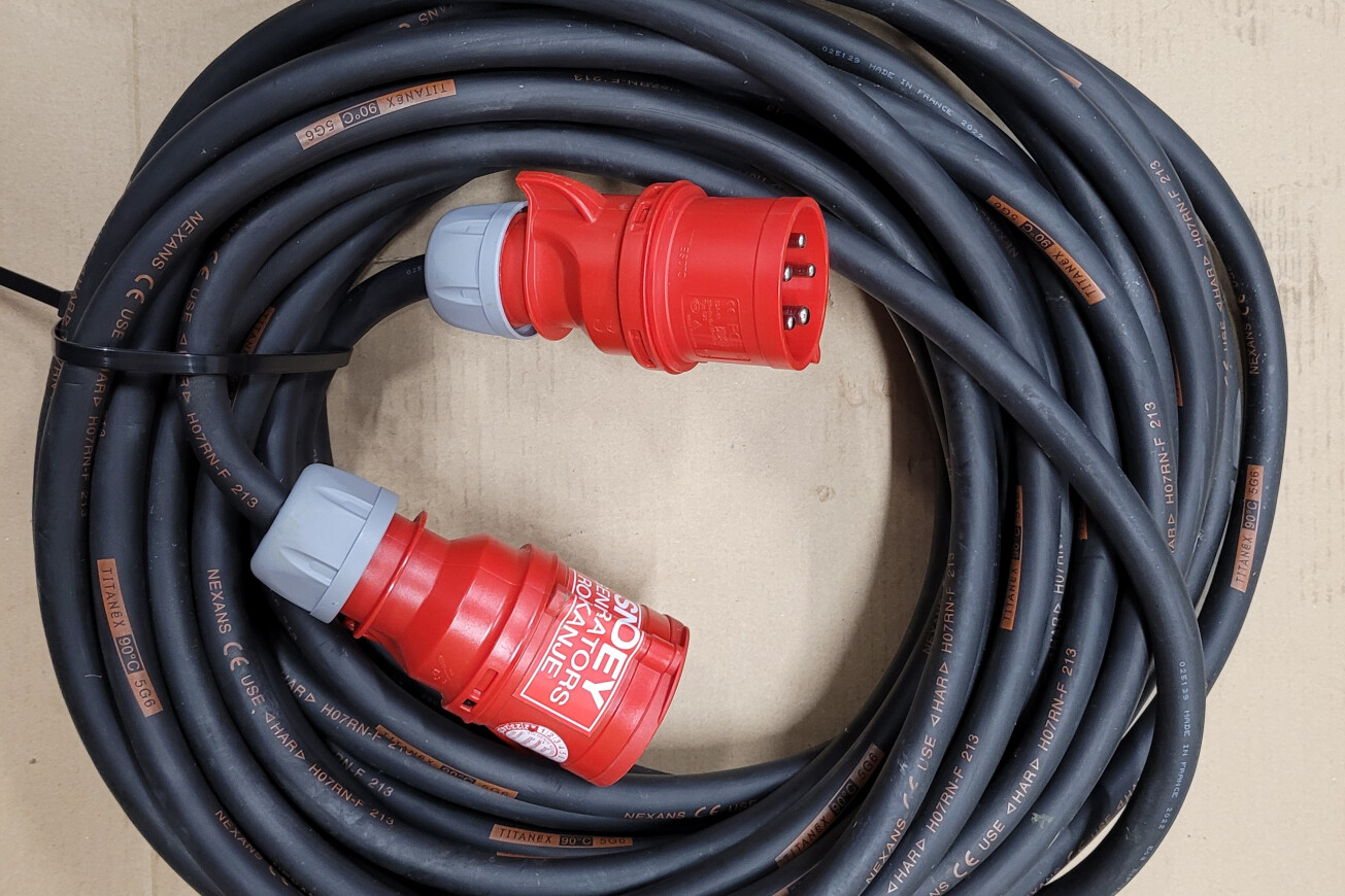 Verlengkabel 400V - 32A - 5polig