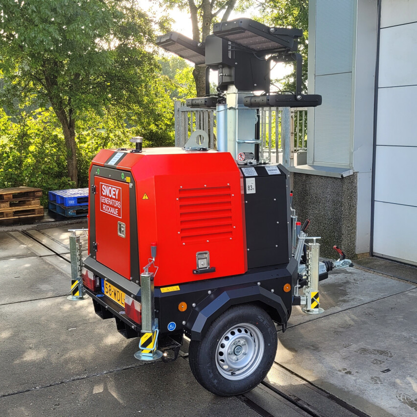 Mobiele Lichtmastwagen 4x320W LED 1