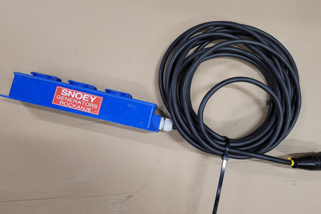 Verlengkabel 230V - 5 meter - 3 voudig