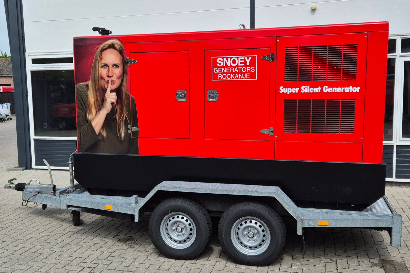 Generatorset 100 kVA mobiel Super Silent