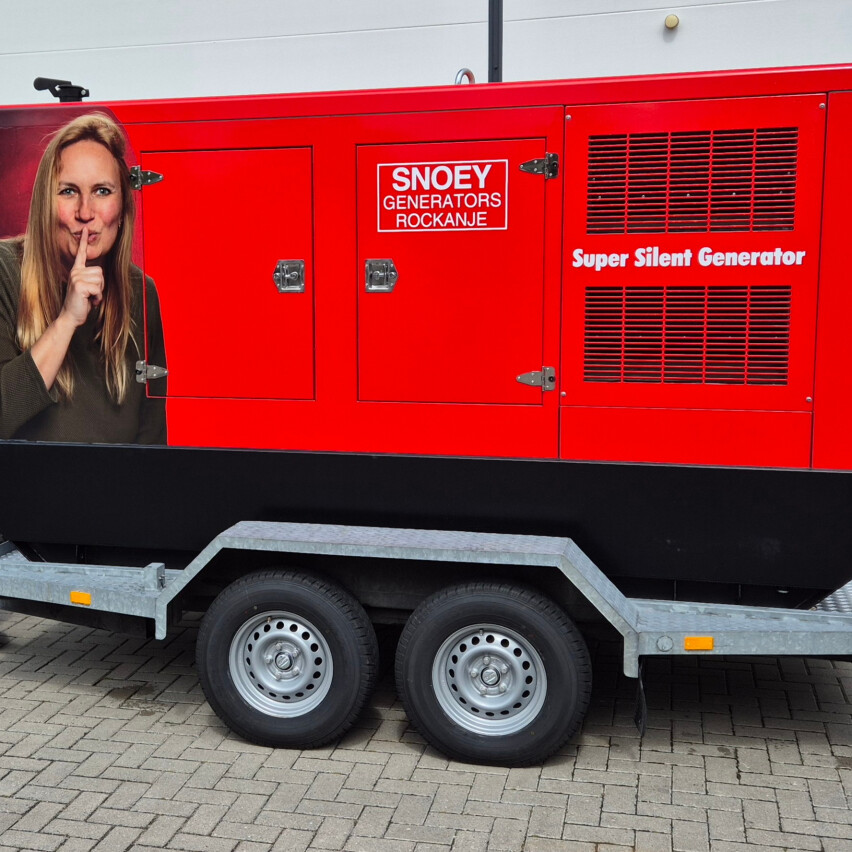 Generatorset 100 kVA mobiel Super Silent 1