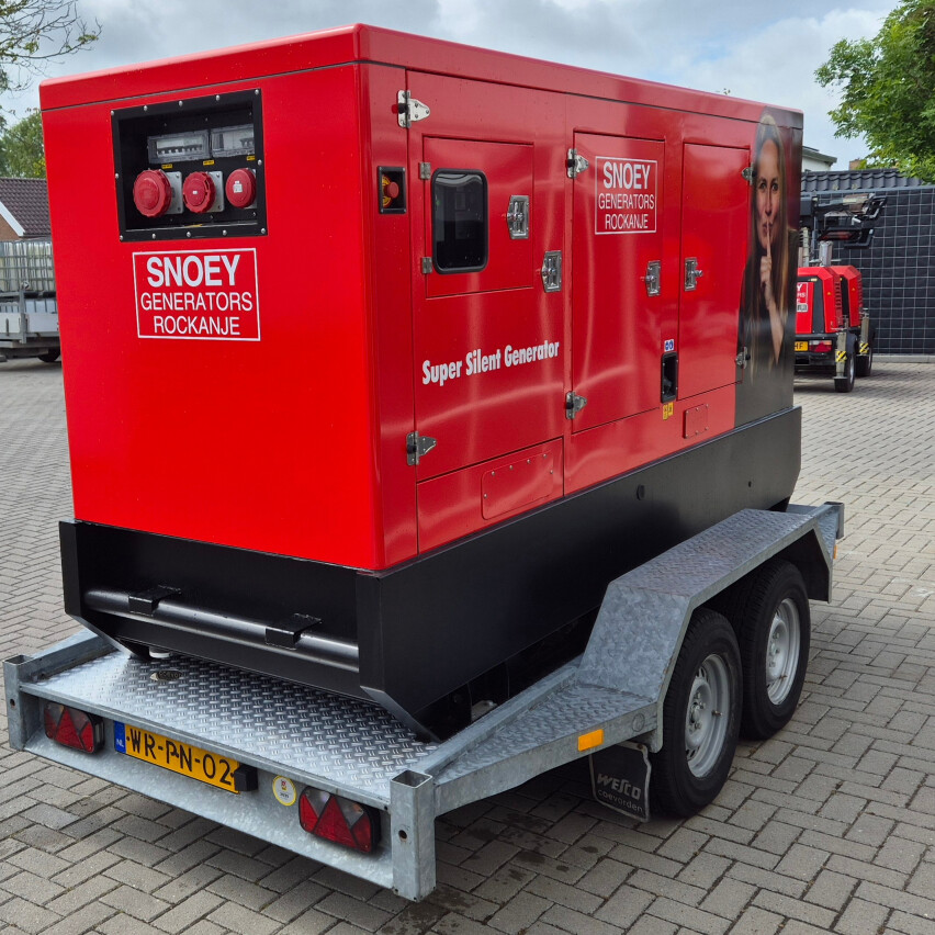 Generatorset 100 kVA mobiel Super Silent 3