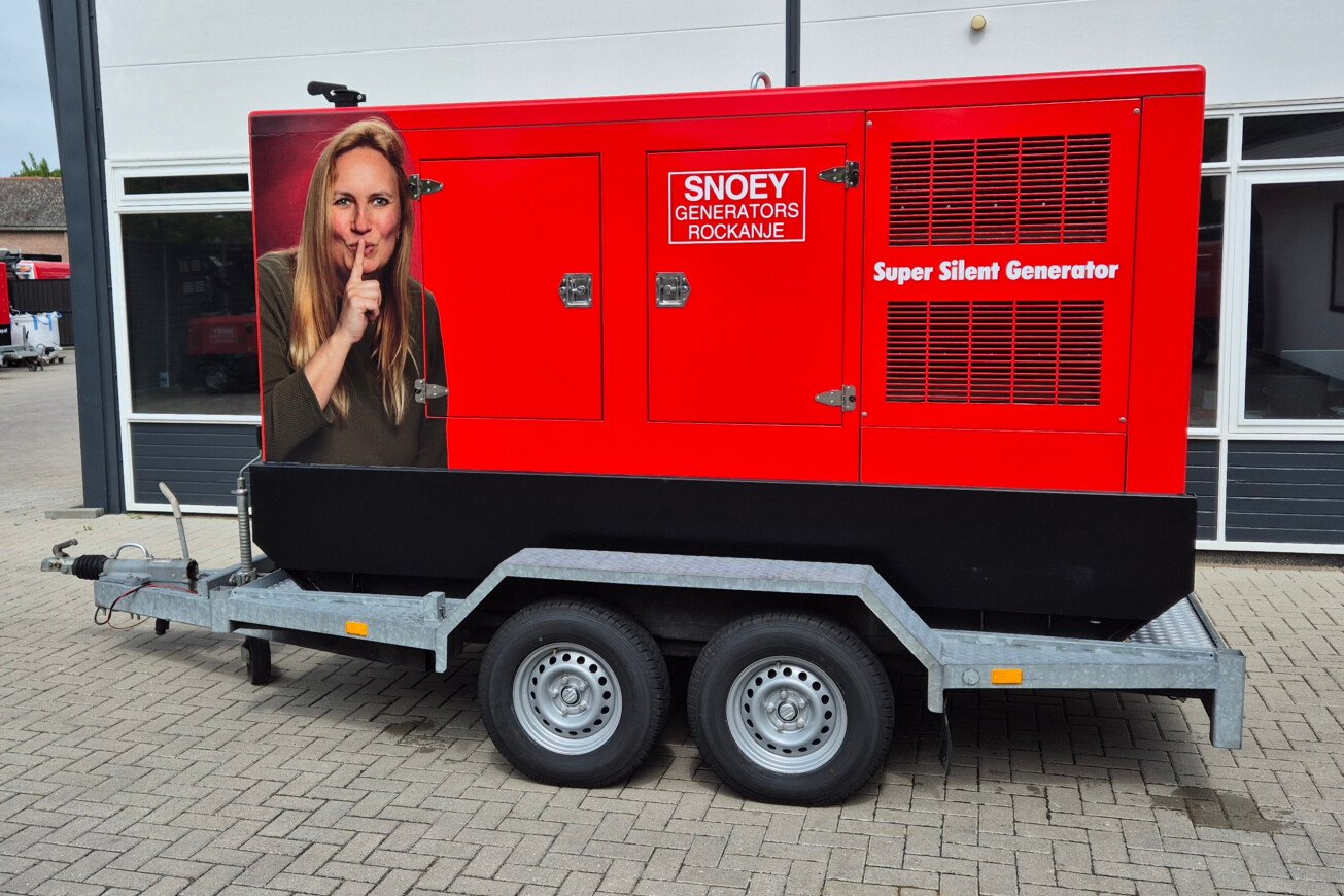 Nieuw in verhuur : 100 kVA Mobiel Super Silent