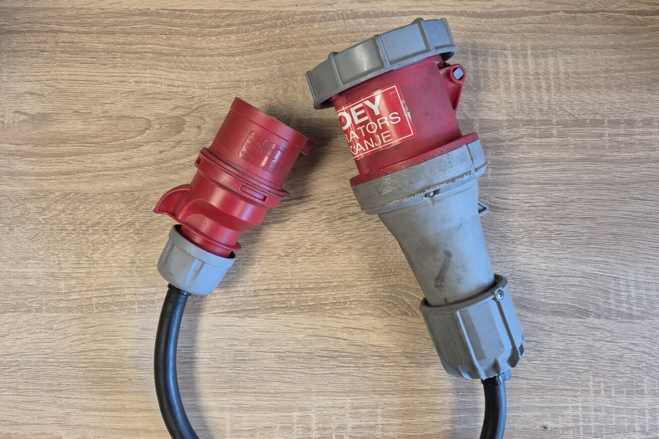 Verloop 400V / 32A naar 400V / 63A