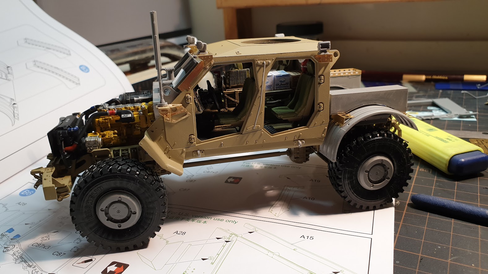 Oshkosh M-ATV by Gordon Whaley - The Art of Modeling Club
