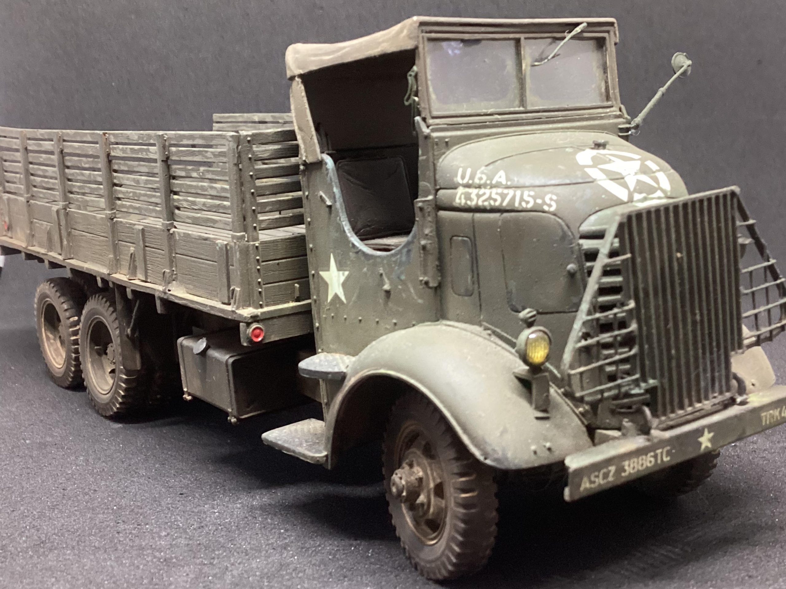 Camion GMC AFKWX PC Headquarters 1944 – Perfex 741, échelle 1/43, Neuf