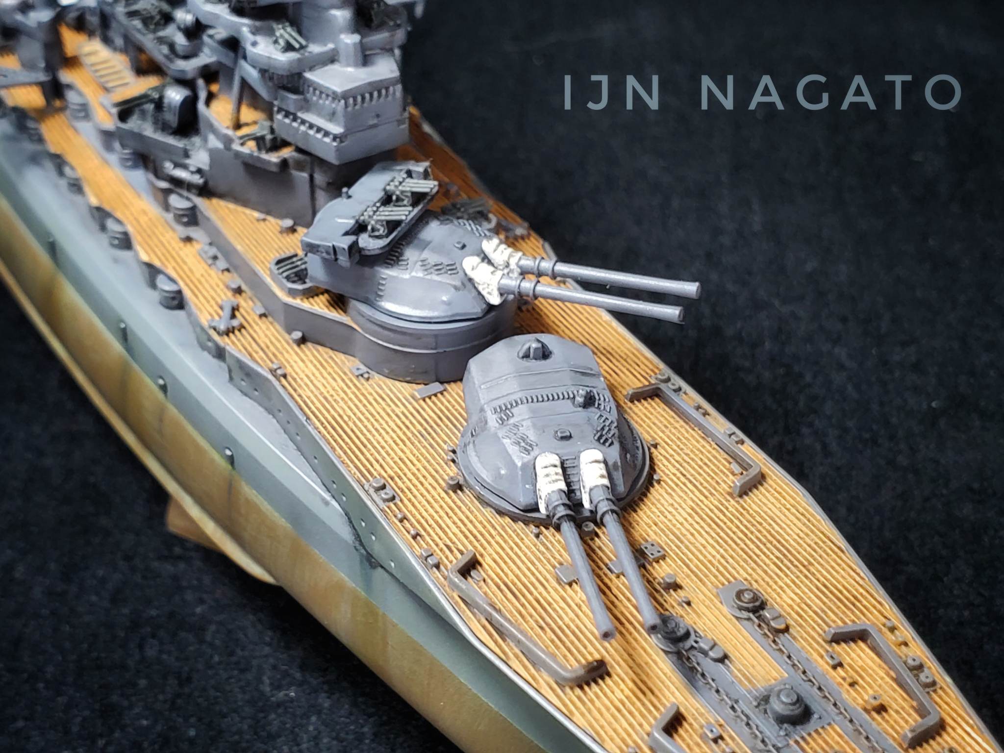 Maquette Bateau Nagato Aoshima 1/700 - Kit Modélisme Ligne D'eau | Détails Précis Renouvelés