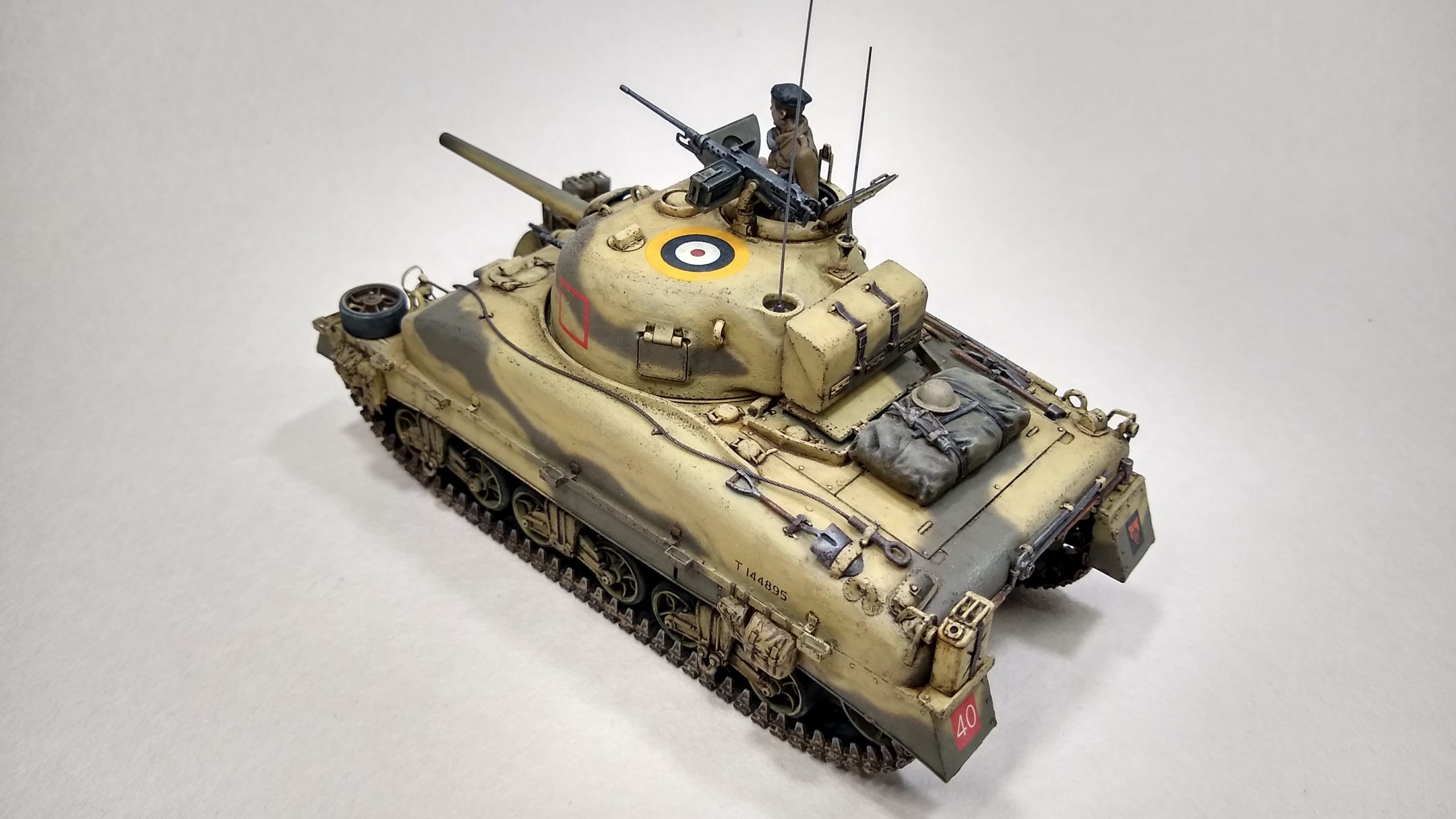 Décalcomanies (autocollants) Pour Maquette Solido - Char Sherman Anglais El Alamein - Échelle 1:48 - Occasion
