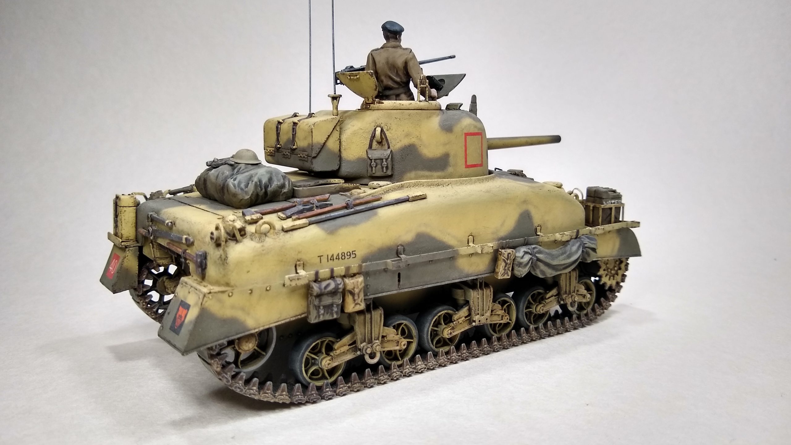 Décalcomanies Pour Modèle Réduit SOLIDO - Char Sherman Anglais El Alamein - Échelle 1:48 - Occasion