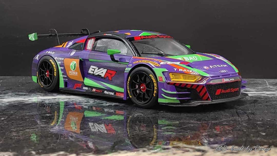 未組立 モンモデル MENG 1/24 アウディR8LMS GT3 EVA R Meng 1/24 Audi R8 LMS GT3 EVO II Plastic Model Kit