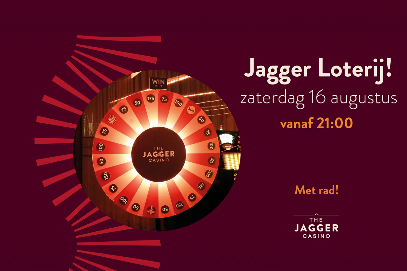 The Jagger Loterij | zaterdag 16 augustus | Spijkenisse