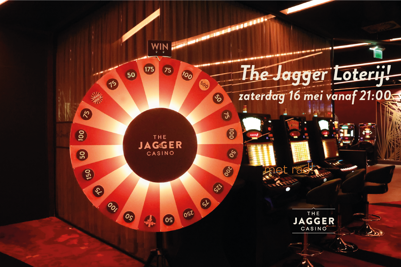 The Jagger Loterij! zaterdag 16 mei