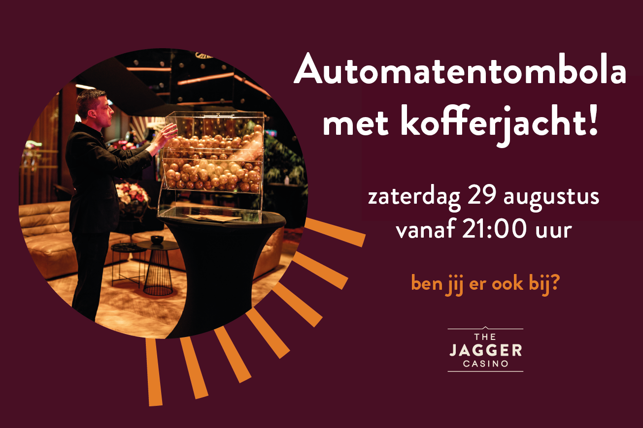 Automatentombola met kofferjacht!
