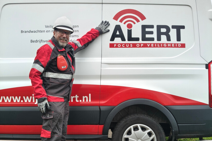 André Bennaars van laborant tot veiligheidsprofessional, eerst bij TSA Safety Services en nu bij Alert in Delfzijl