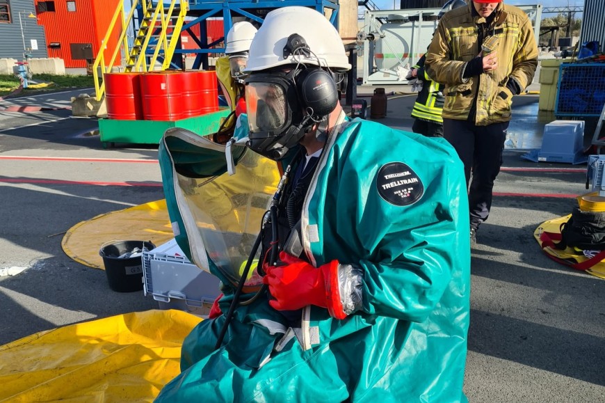 Geslaagd voor opleiding Gaspakdrager!