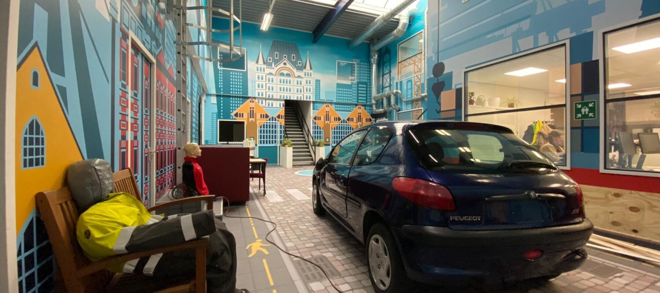 Experience Center van Inprevo waar cursisten praktijkgericht trainen