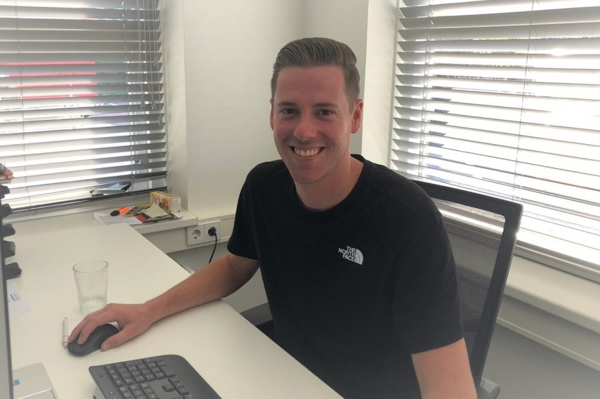 Nieuw gezicht op kantoor