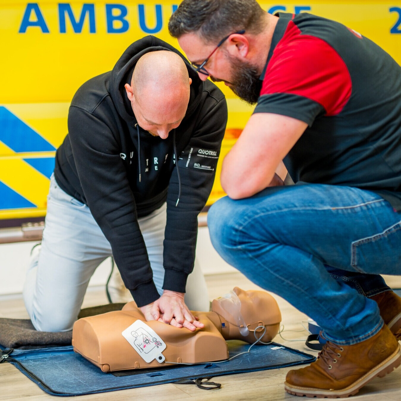 Scenariobased oefenen tijdens een BHV cursus Oosterhout