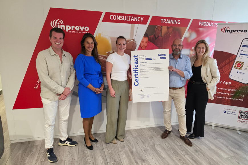 Inprevo behaalt ISO 27001-certificering